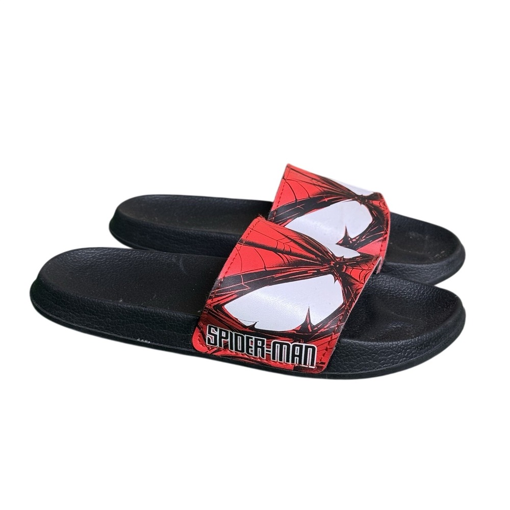 Marvel Spider-Man Slide Sandals Red Black Kids Size 13 SKU 802452 - Picture 1 of 6